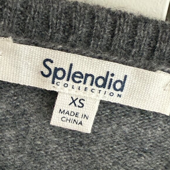Splendid Caroline Cashmere Sweater (Light Heather Grey/XS) - Picture 4 of 4